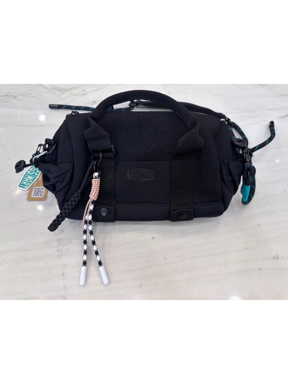 Bagsmart REIKI 5.5L Mesh Mini Duffle Bag - Black